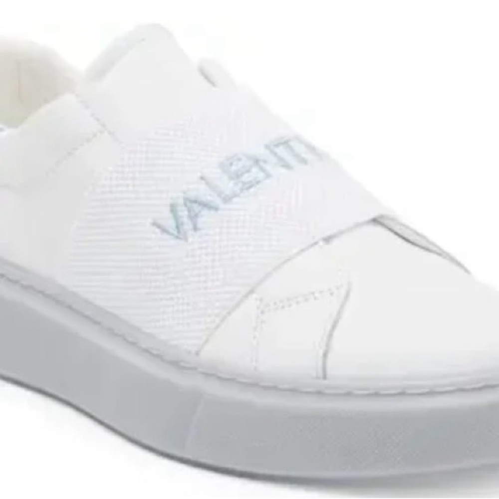 Valentino White-Sky Incas Sneakers – Size 6.5 (Brand New with Box & Dust Bag)